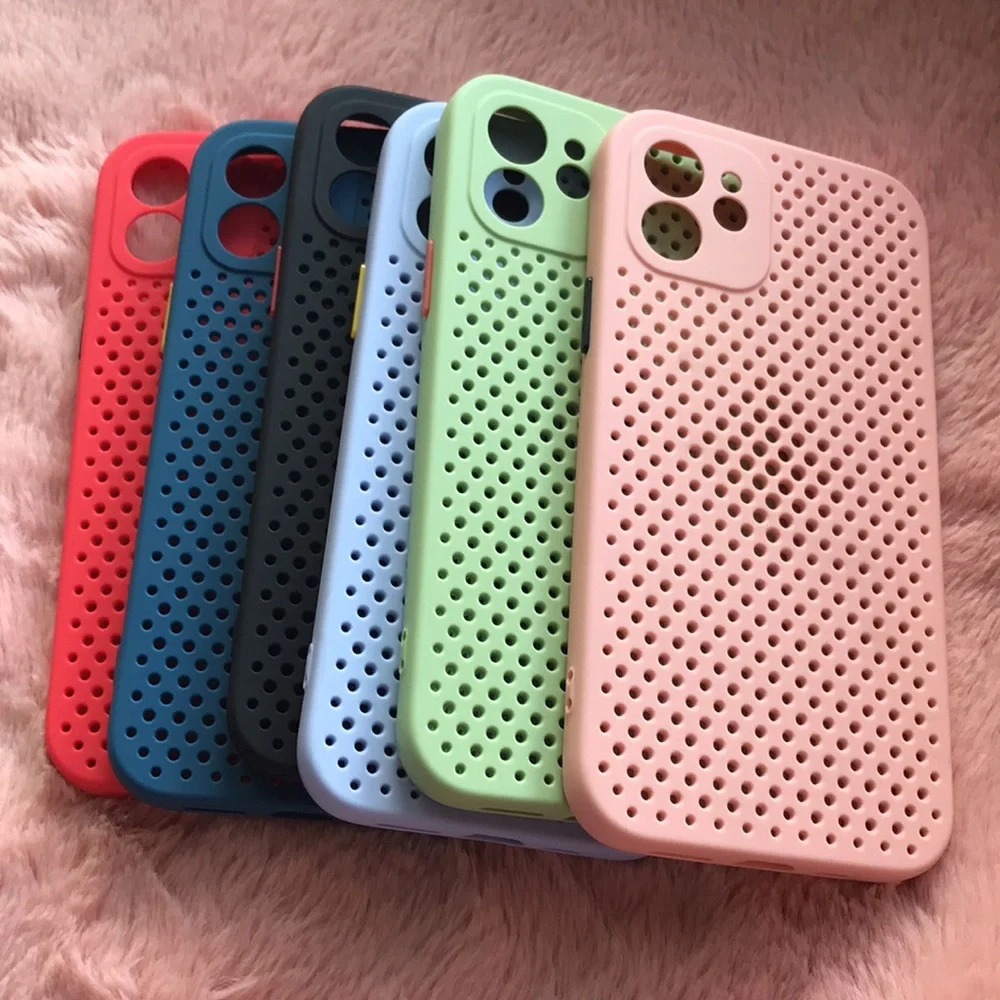 For iPhone 12 phone case with heat dissipation